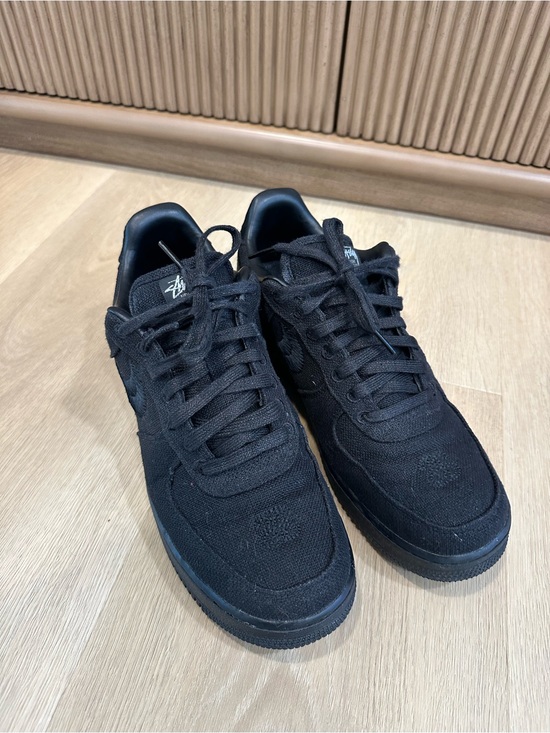 Nike Air Force 1 Low Triple Stussy Black Sneakers size 10.5 men main image 7